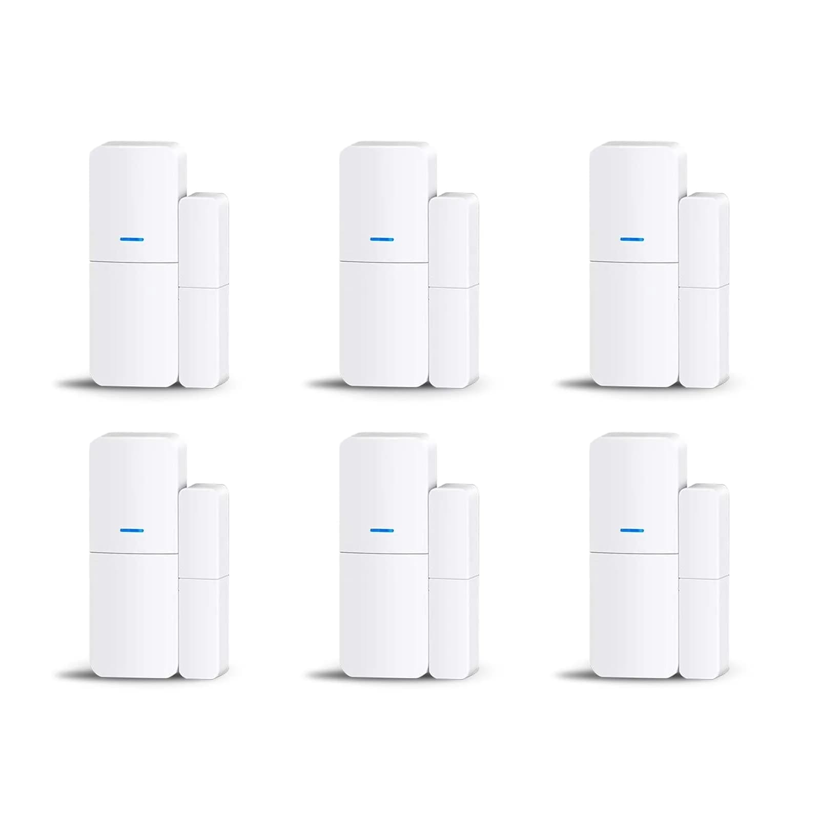 tolviviov Entry Sensor (Pack of 6) - Wireless Contact Sensor for Doors and Windows | 120dB Alarm - main product image