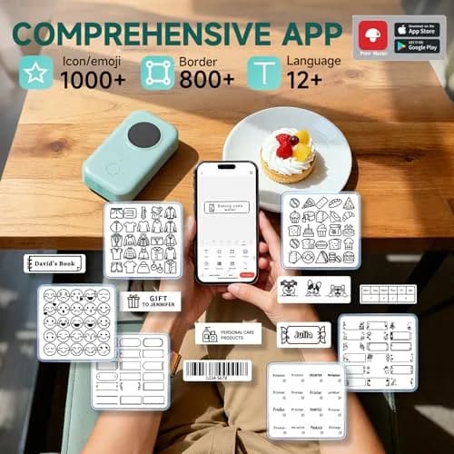 Phomemo Labels, D30 Label Tape, Continuous Labels 0.59" (15mm) x 19.69ft | Waterproof, No Ink Needed thumbnail 4