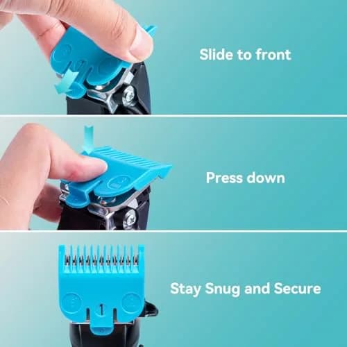 LAVEST Clipper Guards Set Compatible with Wahl Clippers | Color-Coded Guide Combs for Hair Cutting thumbnail 4