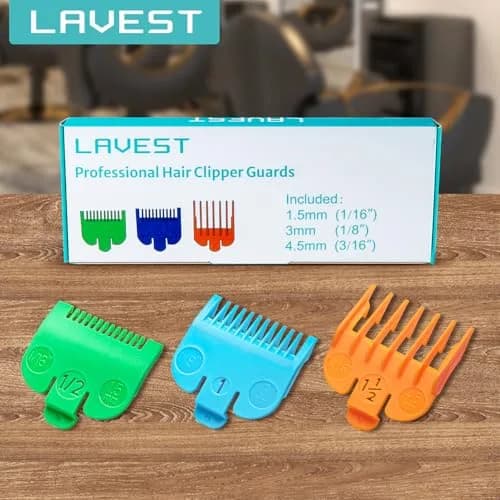 LAVEST Clipper Guards Set Compatible with Wahl Clippers | Color-Coded Guide Combs for Hair Cutting thumbnail 6