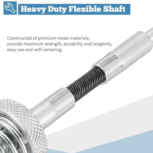 ATPEAM 5cm-17.8cm Engine Cylinder Hone Tool with 3 Replaceable 220 Grit Stones | Deglazer for Drills thumbnail 3