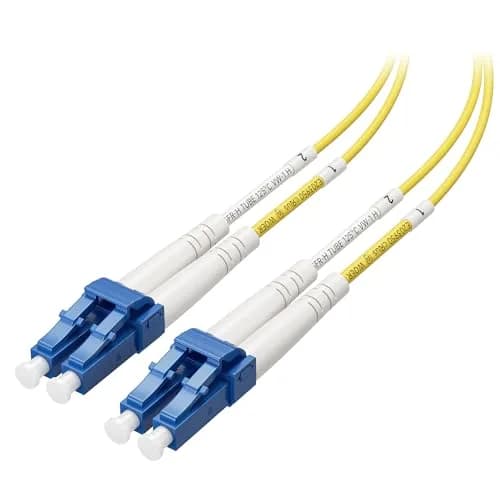 Cable Matters OS2 LC to LC Plenum Fiber Optic Cable 1m (3.3ft) | 10Gbps High Speed Single Mode Duplex thumbnail 1