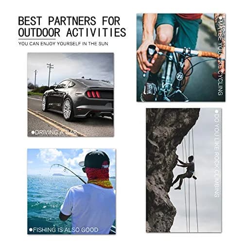 KUGUAOK Polarized Sports Sunglasses for Men | UV 100% Protection, Cycling & Driving Ready thumbnail 6