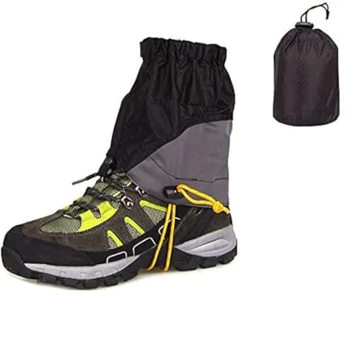 JJZS Waterproof Snow Gaiters Adjustable Gaiter for Hiking & Boots | Lightweight Breathable Nylon thumbnail 1