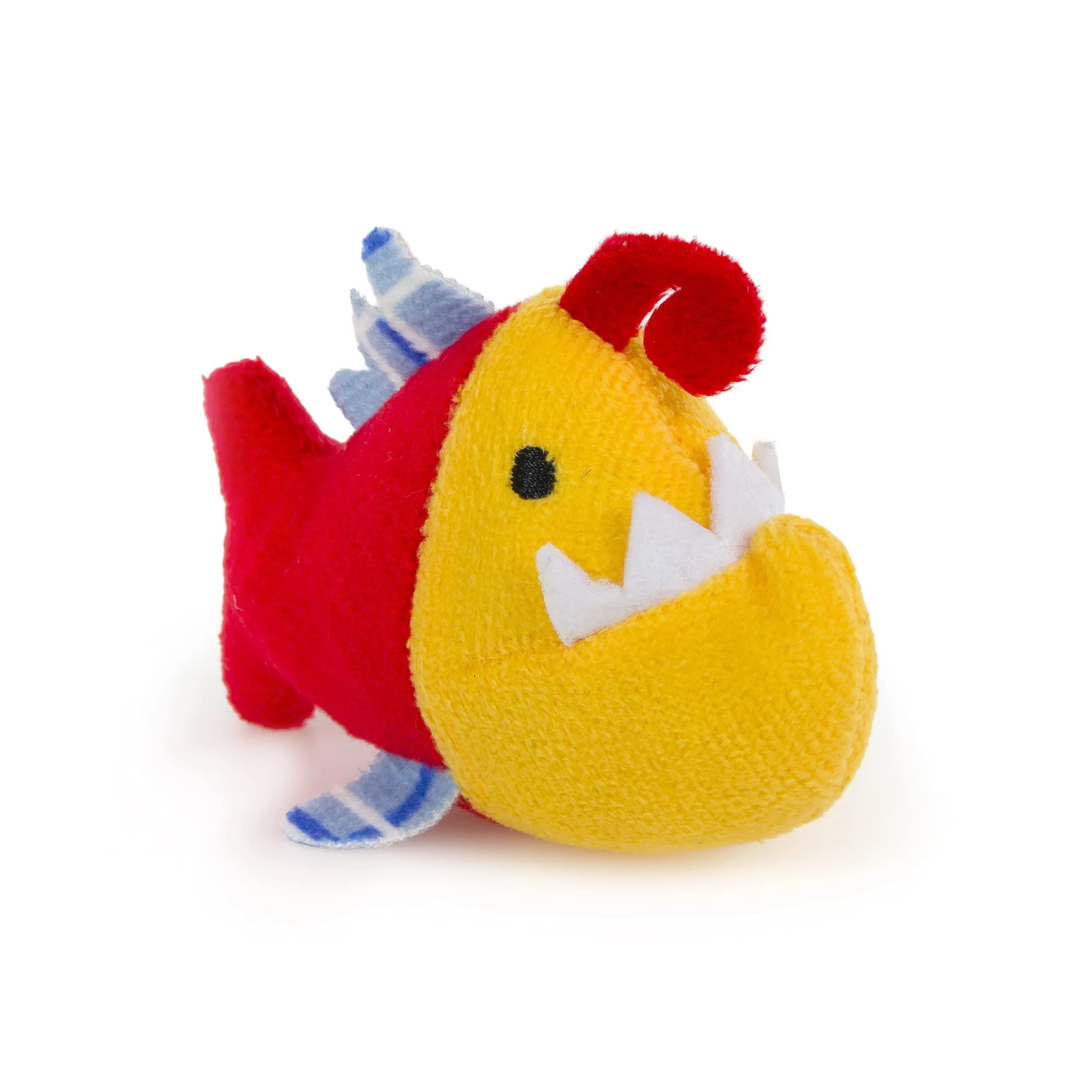 Petface Planet Parker the Piranha Eco Friendly Plush Cat Toy with Catnip | Recycled Materials