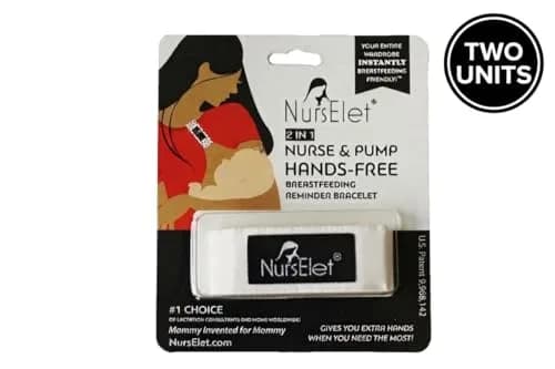 NursElet Nursing Bracelet 2 Units | Hands-Free Shirt Holder for Breastfeeding & Pumping thumbnail 6