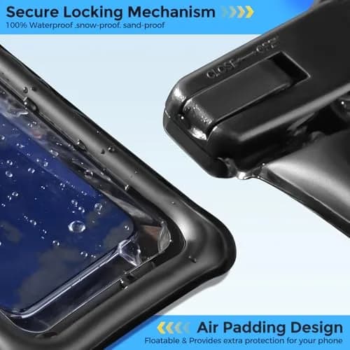 ProCase Waterproof Phone Pouch 2 Pack | IPX8 Floating Dry Bag for 7" Phones thumbnail 6