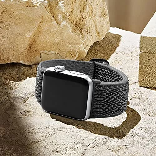 Lerobo Adjustable Nylon Solo Loop Band Compatible with Apple Watch 38mm-49mm | Breathable & Sweat-Resistant Sport Band thumbnail 7