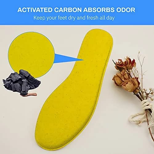 LTOHOE Memory Foam Insoles for Women Replacement Comfort 8mm Grey US 5.5 | Support & Comfort thumbnail 4