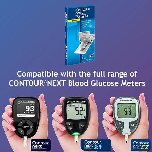 Ascensia CONTOUR NEXT Blood Glucose Test Strips, 15 Count | Proven Accuracy for Diabetes Management thumbnail 5