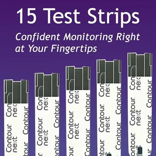 Ascensia CONTOUR NEXT Blood Glucose Test Strips, 15 Count | Proven Accuracy for Diabetes Management thumbnail 2