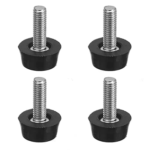 MILDWOO Furniture Levelers M6 Thread Adjustable Screw in 20 Pcs | Floor-Friendly Non-Skid Design thumbnail 7