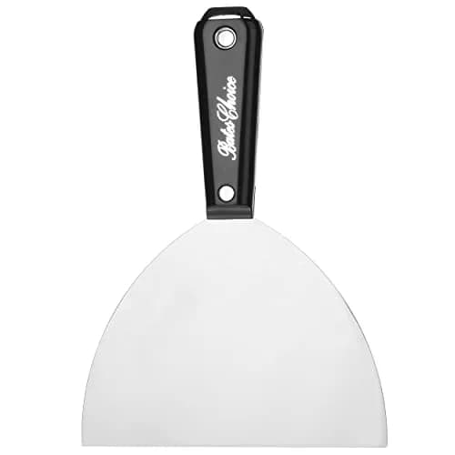 Bates Choice 6 Inch Flexible Drywall Spackle Knife | Carbon Steel, Rust-Resistant, Soft-Grip Handle thumbnail 1