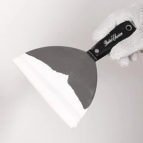 Bates Choice 6 Inch Flexible Drywall Spackle Knife | Carbon Steel, Rust-Resistant, Soft-Grip Handle thumbnail 9