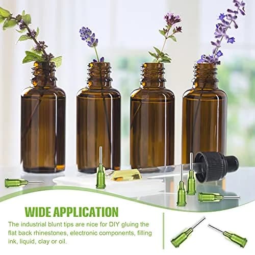 Honoson 150 Pcs Blunt Tip Needles 1/2 Inch Luer Lock, Olive Green | Industrial Dispensing for Crafts & Electronics thumbnail 7