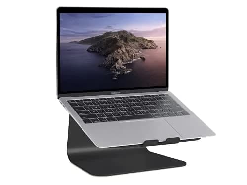 Rain Design mStand Laptop Stand (Black, mStand) | Elevates Laptop Screen 5.9 Inches for Better Posture thumbnail 2