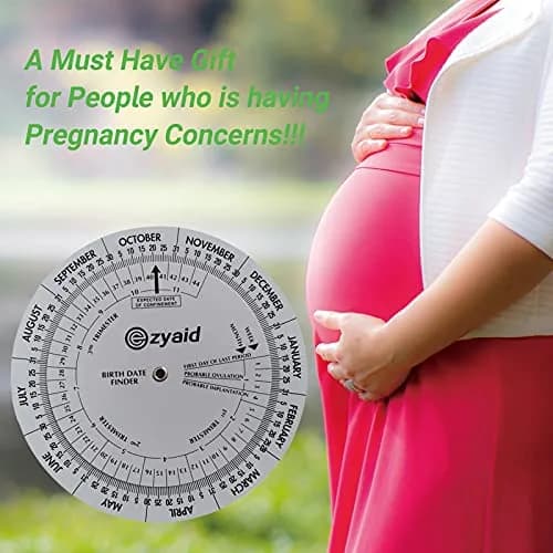 Ezyaid Pregnancy Wheel, OB-GYN Due Date Calculator, Gestational EDC Wheel for Midwives and Health Workers | Accurate, Easy-to-Use Pregnancy Tool thumbnail 2