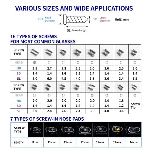 HQVOIC Magnetic Eyeglass Repair Kit with 26 Pieces | Precision Tools for Spectacles and Sunglasses thumbnail 5