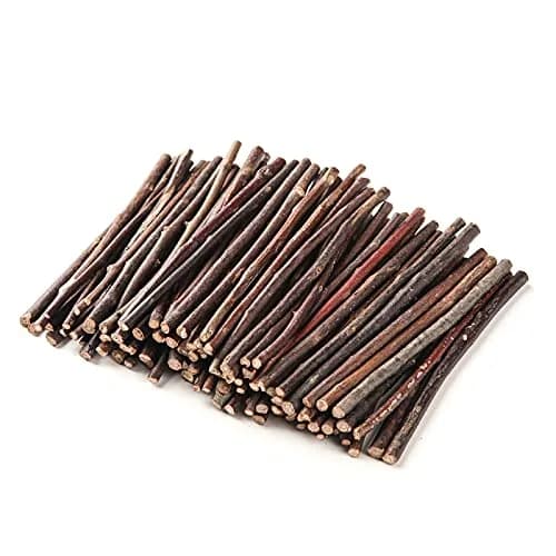 YPZAKA Natural Birch Wood Log Sticks for Crafts, 10 cm (4 Inch) — 150-Piece Pack thumbnail 2