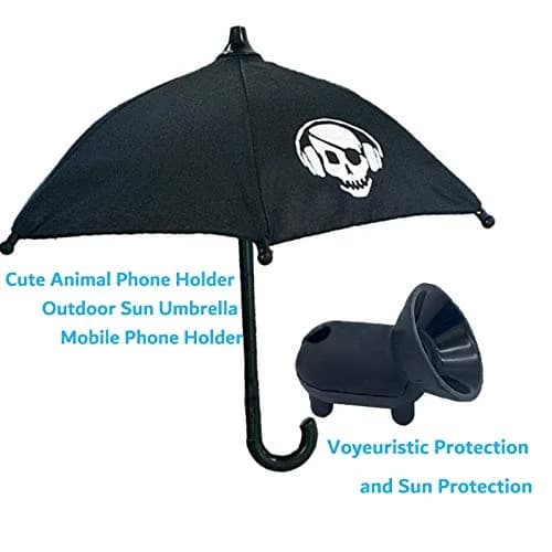 BEITESTAR Phone Umbrella for Sun, Cell Phone Umbrella Sun Shade with Adjustable Piggy Suction Cup Stand for iPhone, iPad, Gopro | Unique Sunshade & Phone Holder thumbnail 2