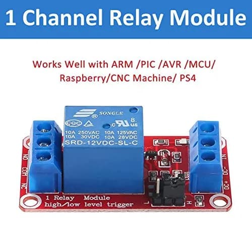 AEDIKO 12V Relay Module 1 Channel | Optocoupler Isolation Support High/Low Trigger thumbnail 2