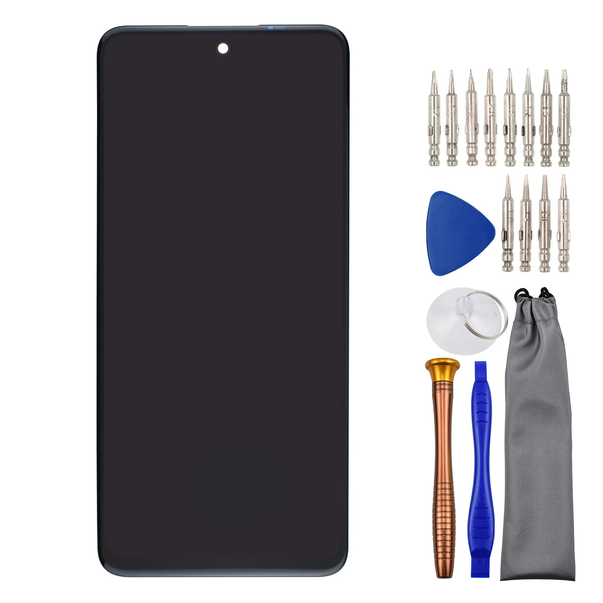 sunways Black Complete LCD Display Touch Digitizer Screen Replacement for LG K52 K62 Q52 K42 LMK525 LMK520 LMK420 6.6 inch - main product image
