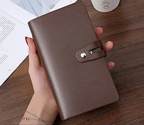 JERLA RFID Credit Card Holder Book 7.3" x 4.3" | Anti-Scanning Leather Organizer for Women Men thumbnail 3