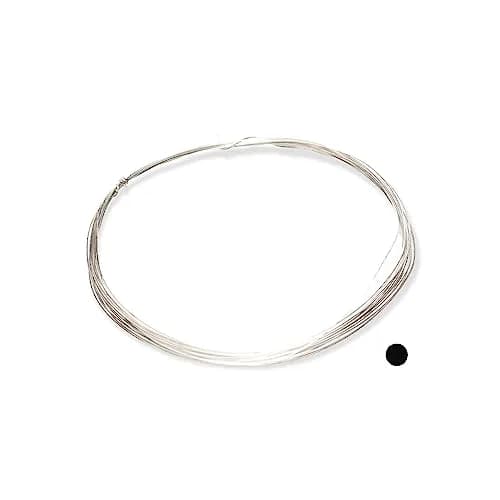 CRAFT WIRE Fine Silver Wire for Jewelry Making, 30 Gauge, Round, Dead Soft, 10FT | Authentic 999 Silver thumbnail 1