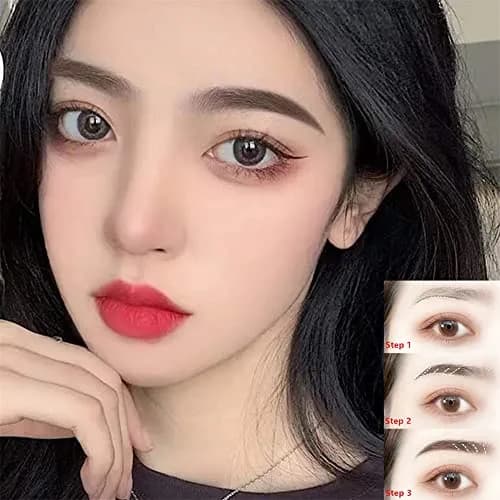 Go Ho 12 PCS Black Eyebrow Eyeliner Pencils | Sweatproof, Long-lasting, Water-resistant Brow Gel Pen (1.1g each) thumbnail 3