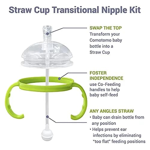 ANPEI Ultimate Weaning and Transitional Nipple Kit for Comotomo Bottles | 5 oz & 8 oz Bottles thumbnail 7