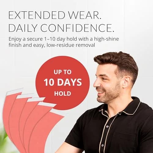 Walker Tape Sensi-Tak CC Contour Pre-Cut Strips 36 Pack | Extended Wear Wig Tape for Lace Front Wigs & Human Hair thumbnail 7