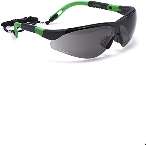 ProtectX Super Light Safety Glasses Pathfinder Tinted Smoke Polycarbonate Impact & Scratch Resistant Anti-Fog, 1 Unit | ANSI Z87.1 Rated UV Protection thumbnail 1
