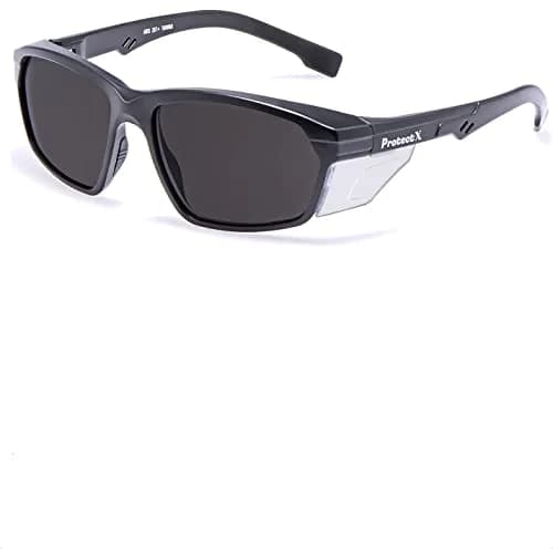 ProtectX Super Light Safety Glasses, Voyager Tinted Smoke, ANSI Z87.1 Rated | Anti-Fog, UV Protection thumbnail 1