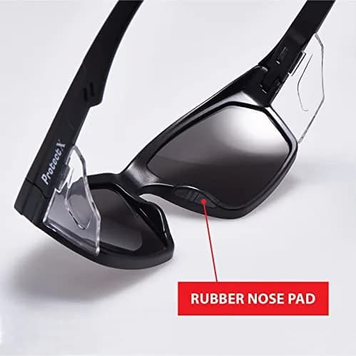 ProtectX Super Light Safety Glasses, Voyager Tinted Smoke, ANSI Z87.1 Rated | Anti-Fog, UV Protection thumbnail 5