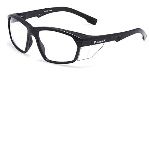 ProtectX Voyager Clear Super Light Safety Glasses | ANSI Z87.1 Rated, Anti-Fog, UV Protection thumbnail 1