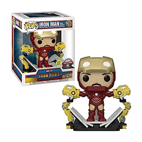 Funko Marvel Iron Man 2 POP! Vinyl Bobble Head 6-Inch | Deluxe, Glow in the Dark, Collectible Action Figure thumbnail 5