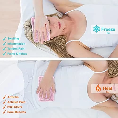 ZNÖCUETÖD Gel Ice Pack for Injuries 1 Pack Reusable Hot Cold Pack | Fast Pain Relief with Strap thumbnail 3