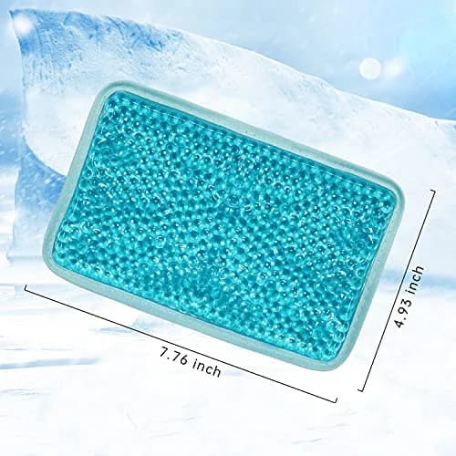 ZNÖCUETÖD Gel Beads Ice Pack with Strap | Reusable Hot & Cold Therapy for Injuries & Pain Relief thumbnail 6