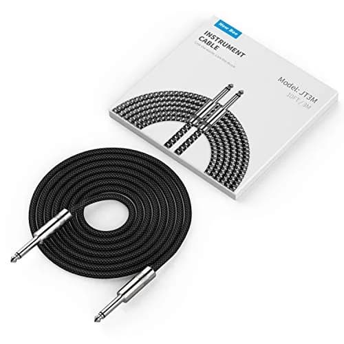 New Bee Guitar Cable 1.8m (6ft) Black | Low Noise High Fidelity Balanced XLR Cable thumbnail 7