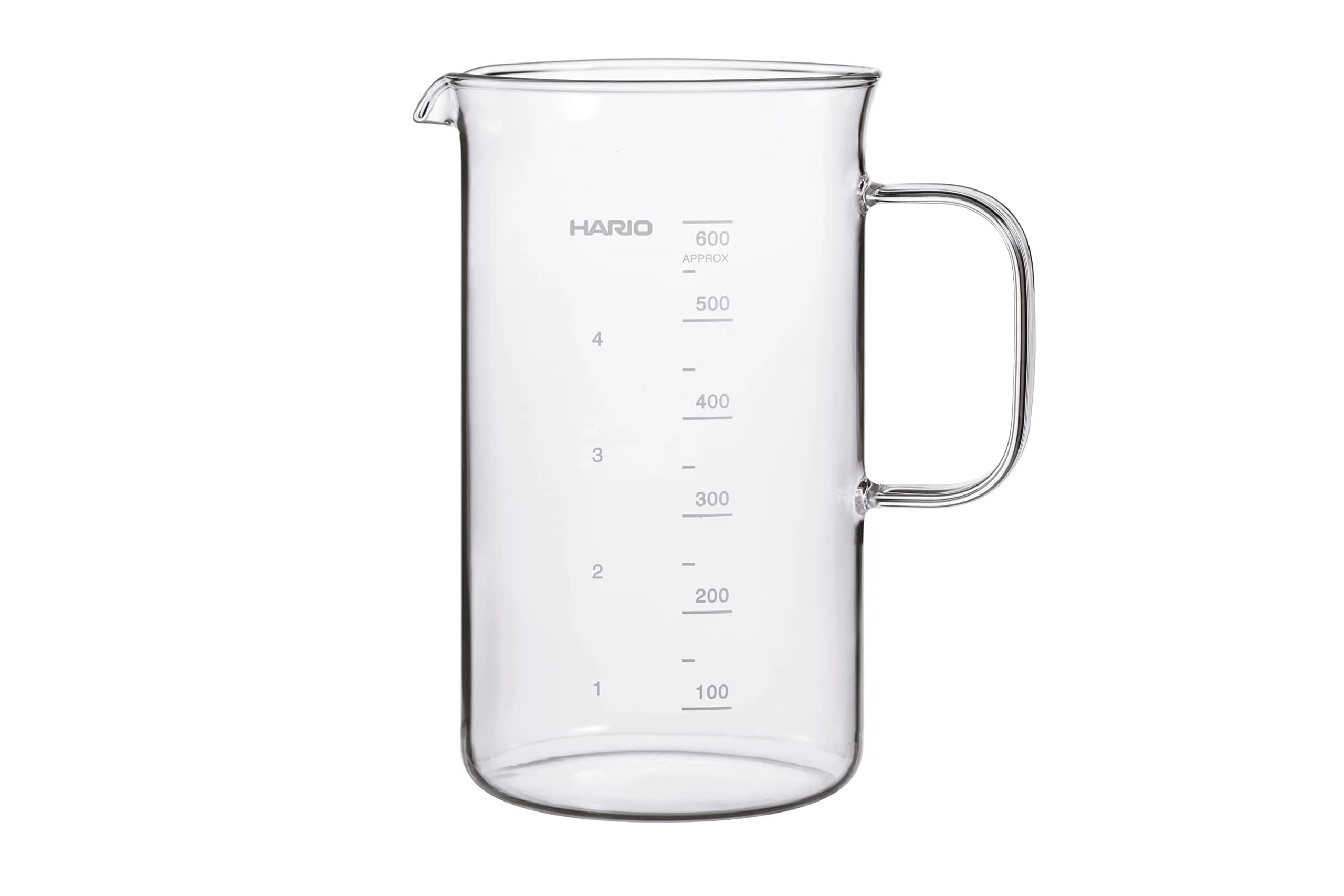 HARIO Beaker Server 600ml (20.3 Oz) | Heatproof Glass Coffee Server with Measuring Marks - main product image