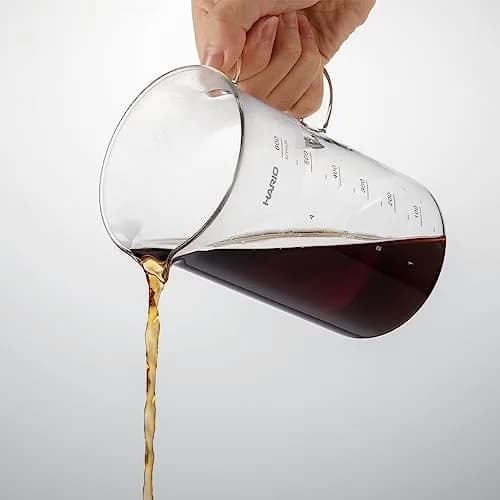 HARIO Beaker Server 600ml (20.3 Oz) | Heatproof Glass Coffee Server with Measuring Marks thumbnail 4
