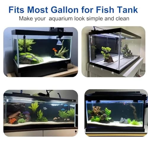 ELEBOX Aquarium Background Blue Black Fish Tank Background 16"x 40" | Vibrant HD Double-Sided Aquarium Decor thumbnail 7