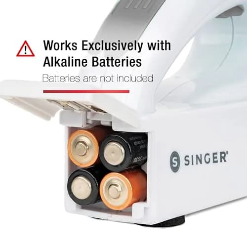 SINGER Stitch Quick+™ Portable Cordless Handheld Mending Machine Bundle | Compact, Battery-Powered Sewing Solution for On-the-Go Repairs thumbnail 6