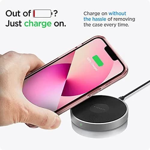 Spigen Ultra Hybrid for iPhone 13 Mini Case, Rose Crystal | Hybrid TPU & PC Back, Crystal Clear, Raised Bezel, Easy Press Buttons thumbnail 7