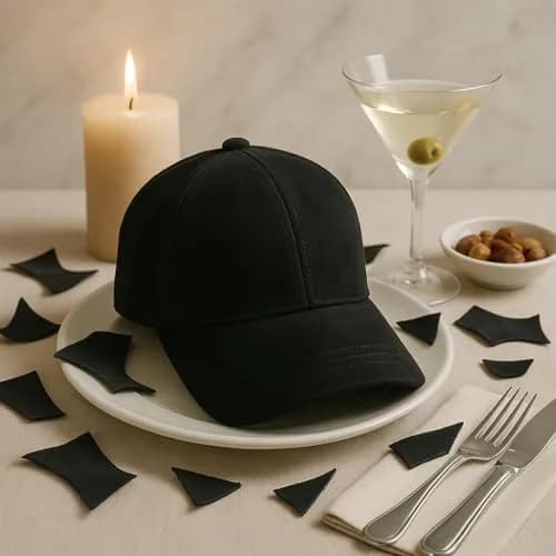 Mumcu's Leather Sheepskin Baseball Cap - Adjustable Snapback Hat (Suede Black) | Genuine Leather thumbnail 7