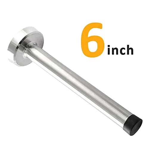 BokWin 6 Inch (15.24 cm) Stainless Steel Door Stopper | Wall Mount, Brushed Nickel Finish thumbnail 2