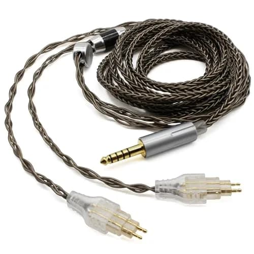 Youkamoo 4.4mm Balanced Audio Upgrade Cable 1.8m (6ft) | Silver Plated Braided for Sennheiser HD600 Series thumbnail 4