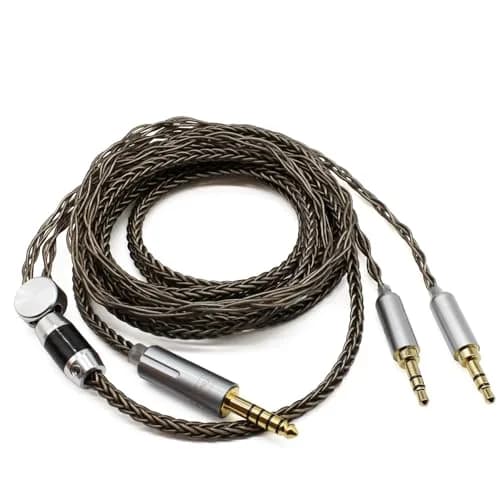 Youkamoo 4.4mm Cable Compatible with Hifiman HE4XX, HE-400i Headphones 1.8m | Silver Plated Audio Upgrade thumbnail 1