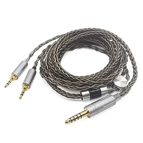 Youkamoo 4.4mm Replacement Cable for Hifiman HE400S HE-400i HE560 HE350 HE1000 V2 | Silver Plated 8-Core, 1.6m thumbnail 3