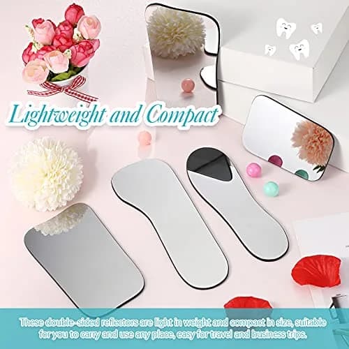 Frienda Dental Photography Mirrors Intraoral Buccal Occlusal Reflector Set | 5 Pcs Glass Mirrors for Teeth Photos thumbnail 5